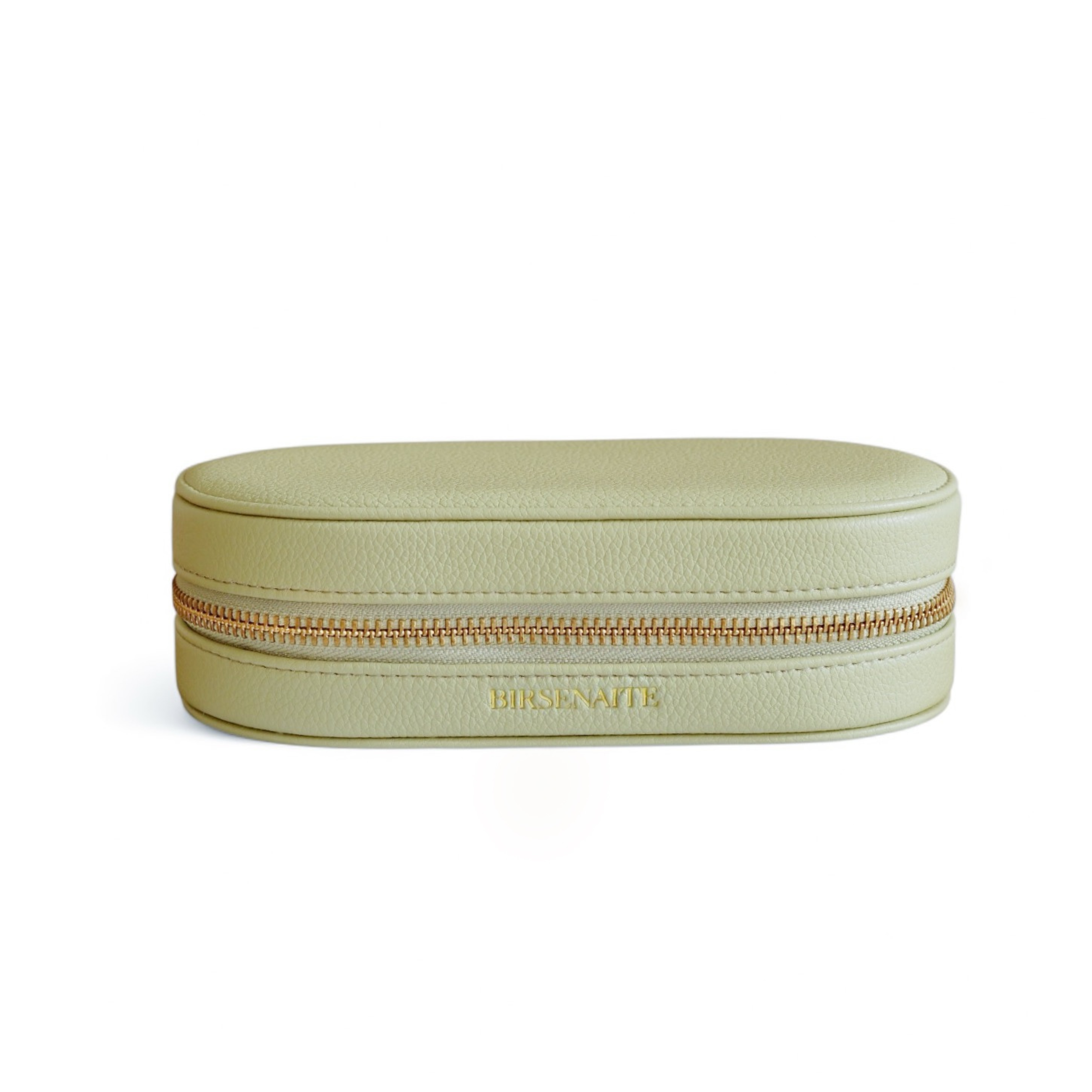 Oval Olive Jewellery Case