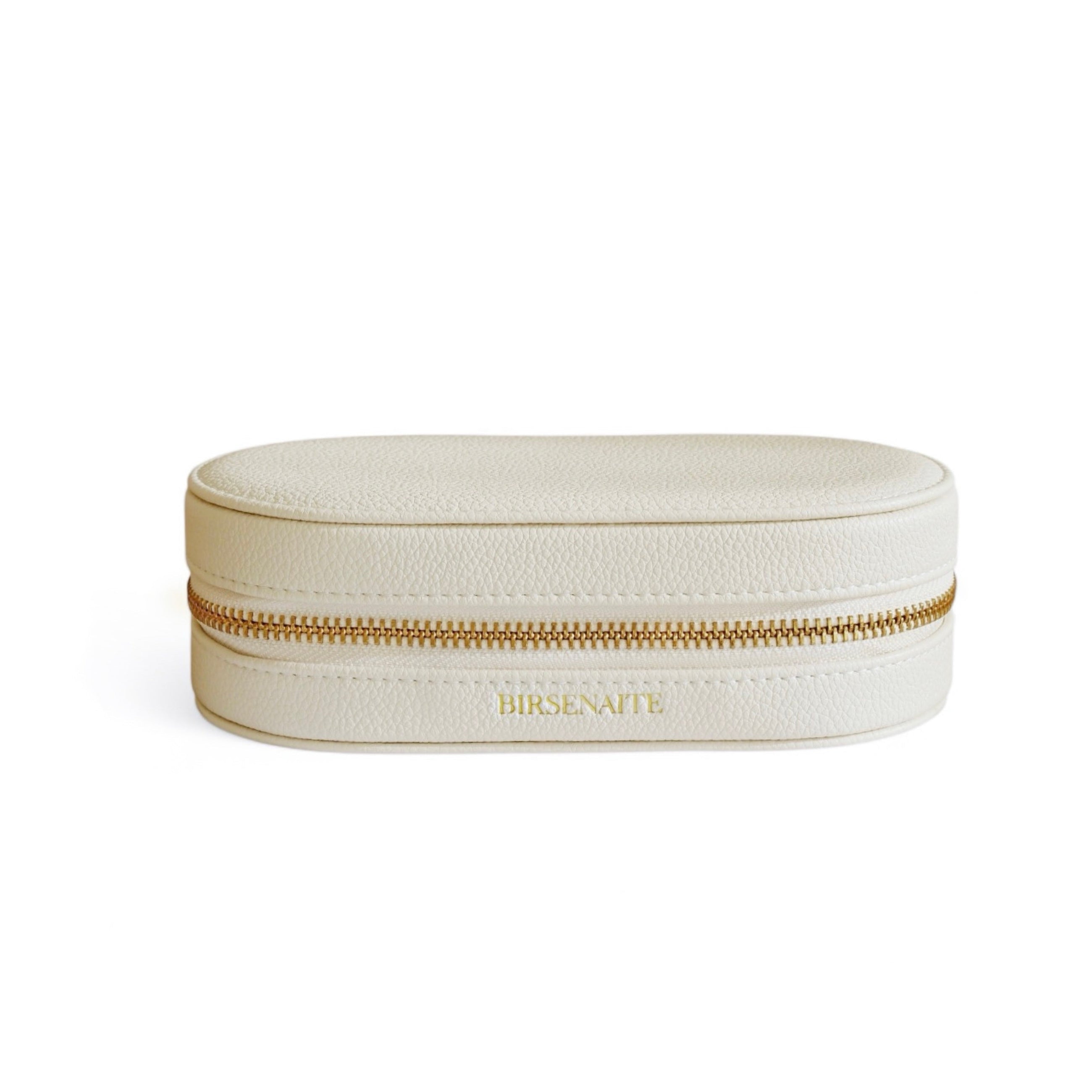 Oval Cream Jewellery Case