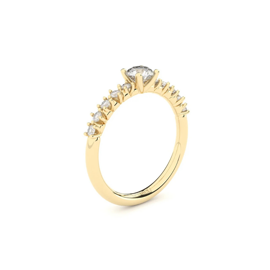 Yellow Gold Ring "Duo+"