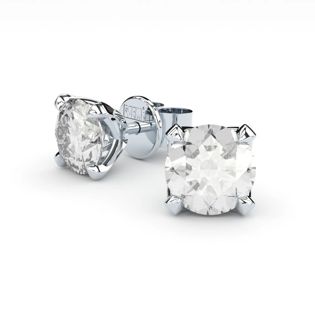 White Gold Earrings "Tiny Clash" (1,14 ct)