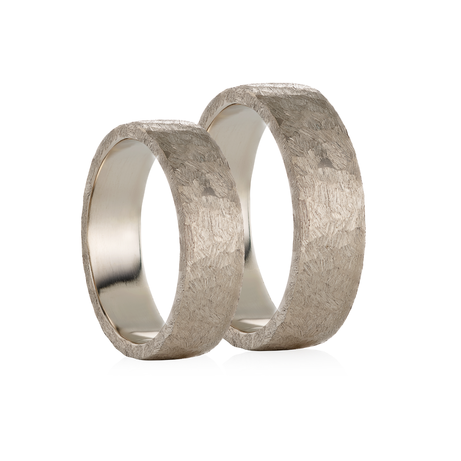 White Gold Wedding Ring for Him