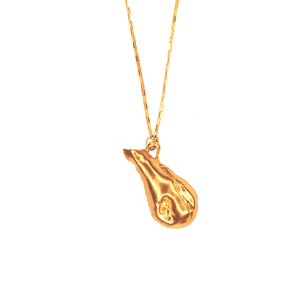 Gold Plated Necklace "The Water Jar"