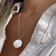 Silver Necklace "Fingerprint"