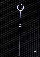 Silver Ear Cuff "Dangle Hanger"