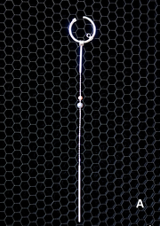 Silver Ear Cuff "Dangle Hanger"