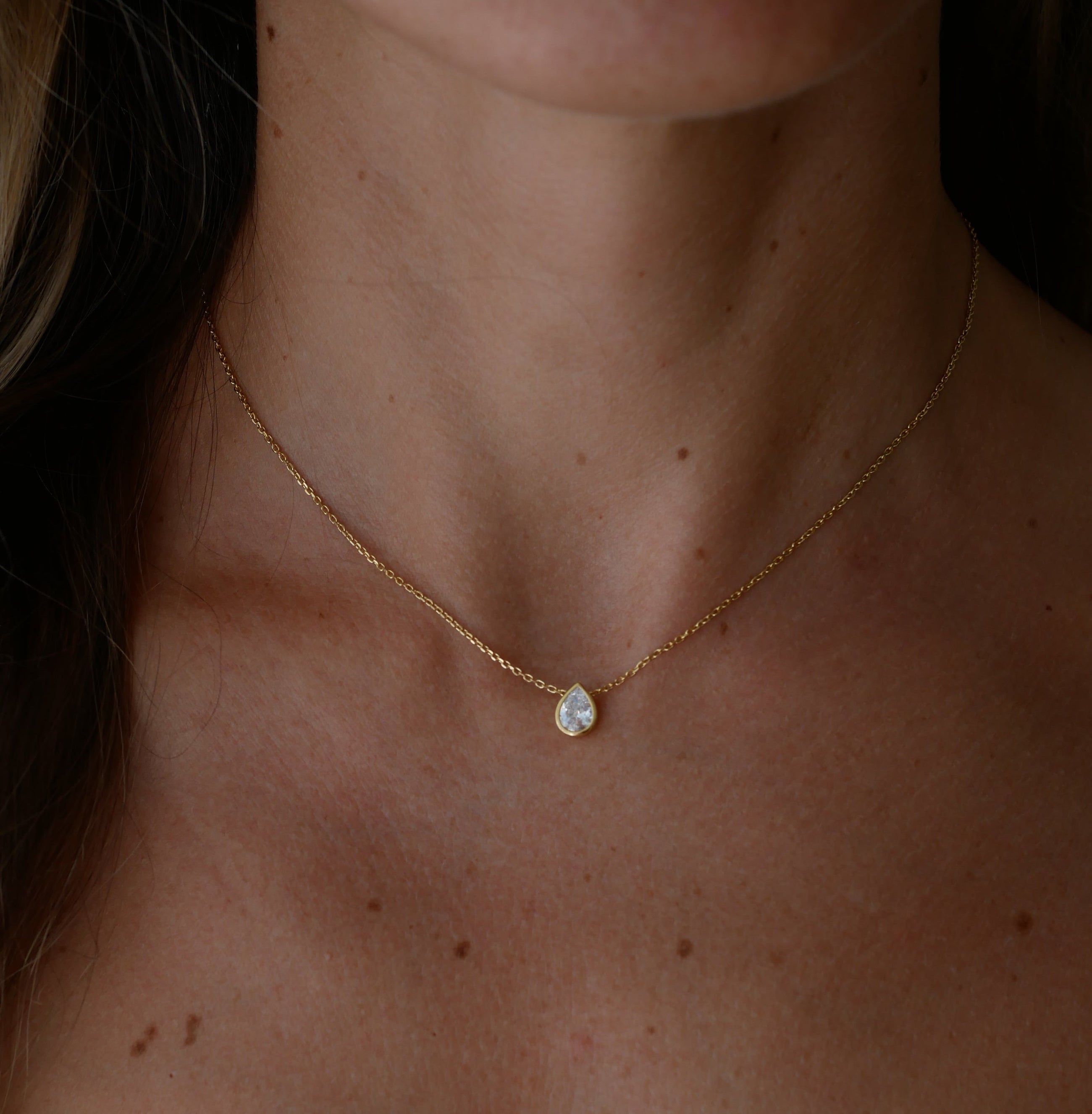 Gold Plated Silver Necklace "Seraphina"