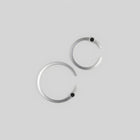 Silver Ear Cuff/ Earring Closure "C Line"