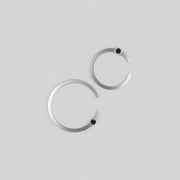 Silver Ear Cuff/ Earring Closure "C Line"