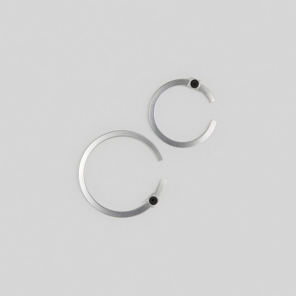 Silver Ear Cuff/ Earring Closure "C Line"