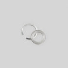Silver Ear Cuff/ Earring Closure "C Line"