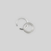 Silver Ear Cuff/ Earring Closure "C Line"