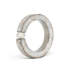 One-of-a-kind ring composed of hafnium and rough diamond by ASR JWLS.