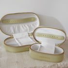Oval Olive Jewellery Case