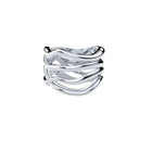 White Gold Ring "Bare Souls. Four-Shank"
