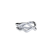 White Gold Ring "Bare Souls. Two-Shank"