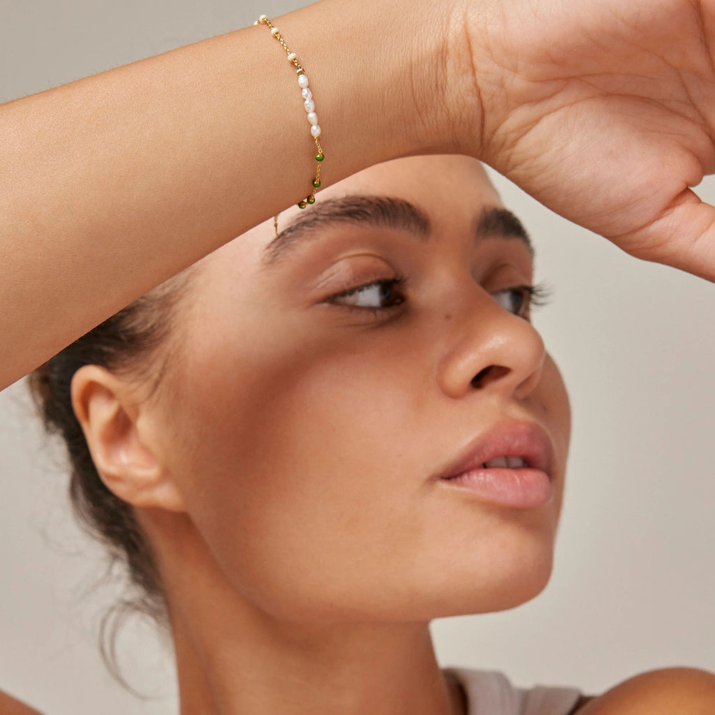 Auksuoto sidabro apyrankė „Lola Perla Dreamy“