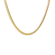 Gold Plated Silver Necklace "Flow"