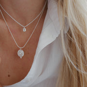Silver Necklace with Topaz "Daydream"