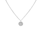Silver Necklace with Diamonds "Written in the Stars"
