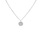 Silver Necklace with Diamonds "Written in the Stars"