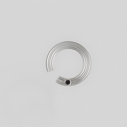 Sidabriniai auskarai „Fore" + „C-Line Orbit"