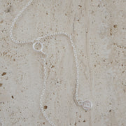 Silver Necklace with Topaz "Daydream"