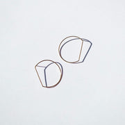 Gold Plated Earrings "DD"