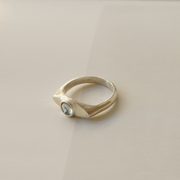 Silver & Aquamarine Ring "Vitamin B"