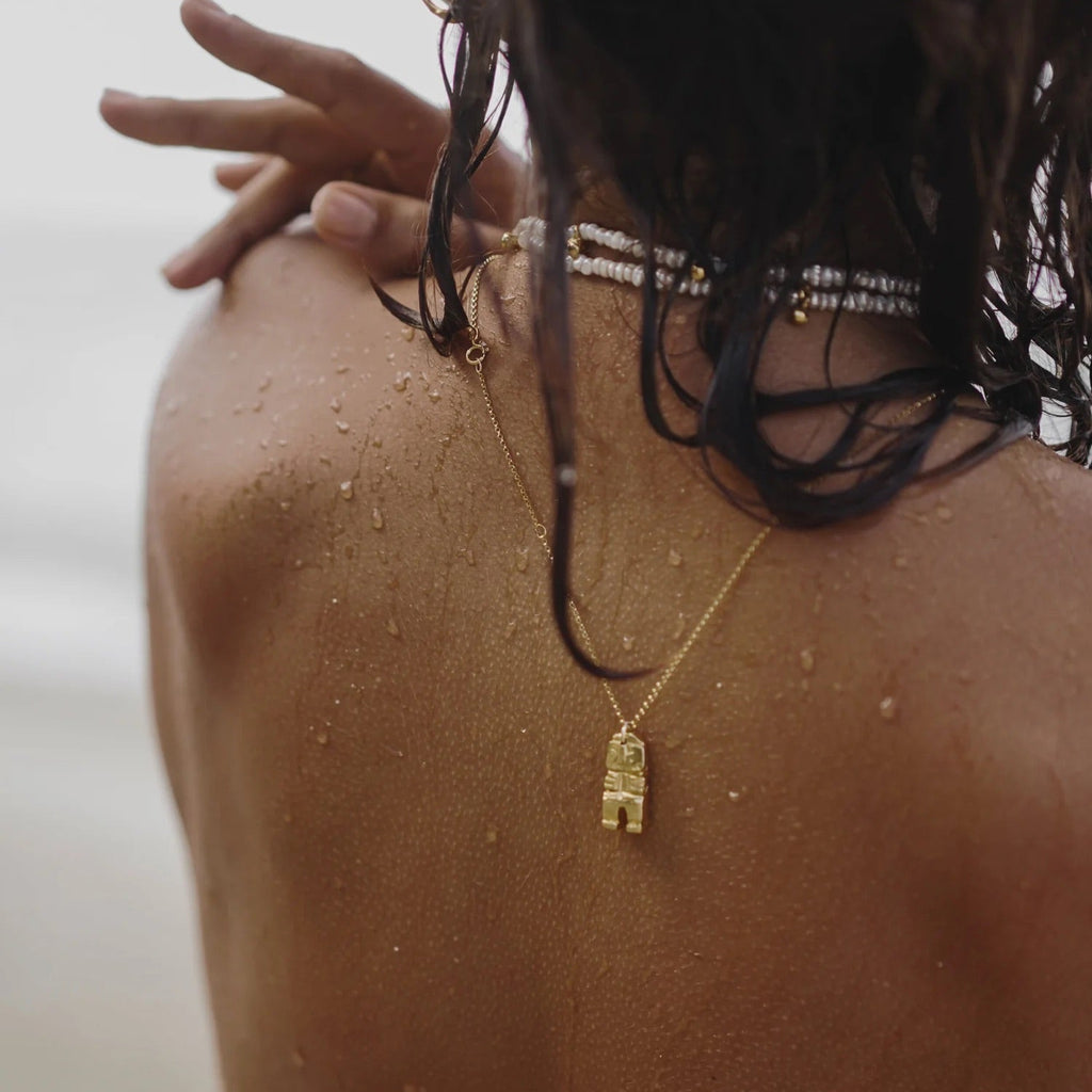 Gold Plated Necklace "Little Guardian"