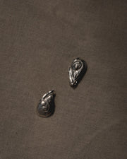 Silver Stud Earrings "Swan"