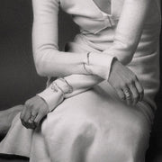 Gold-plated Silver Bangle "From Fear to Strenght Žaltys I"