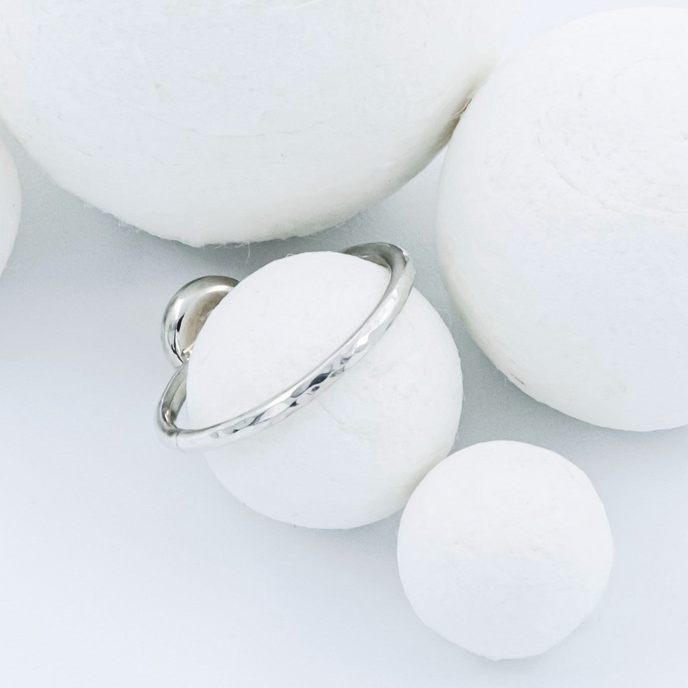 Silver Ring with Quartz "Feel Pink"