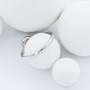 Silver Ring with Quartz "Feel Pink"