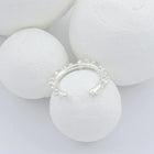 Silver Ear Cuff "Coral Circle"