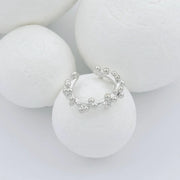 Silver Ear Cuff "Coral Loop"