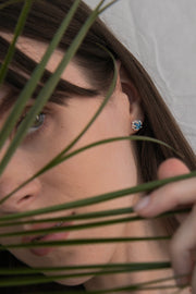 Gold Plated Silver Earrings "By the Water"