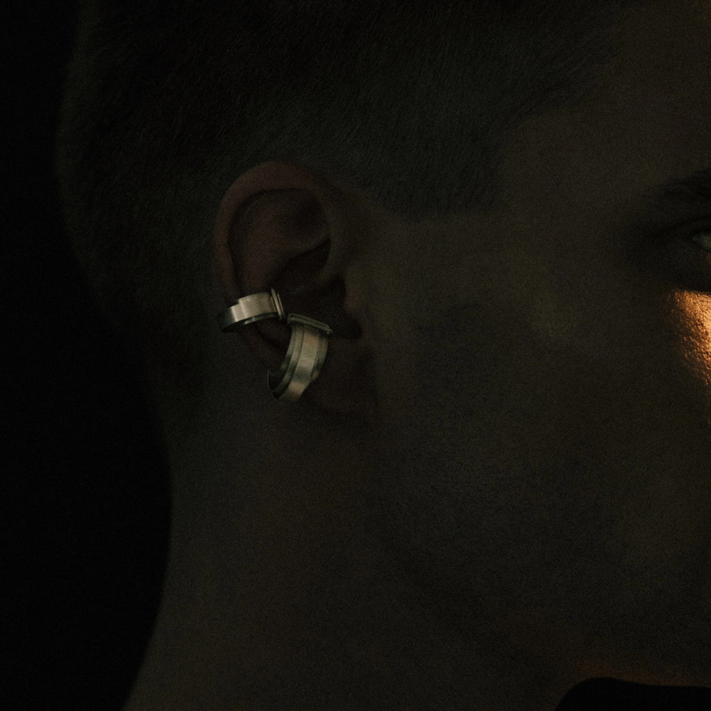 Silver Ear Cuff "Beta_03"