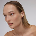 Yellow Gold Earrings "Form", 9 mm