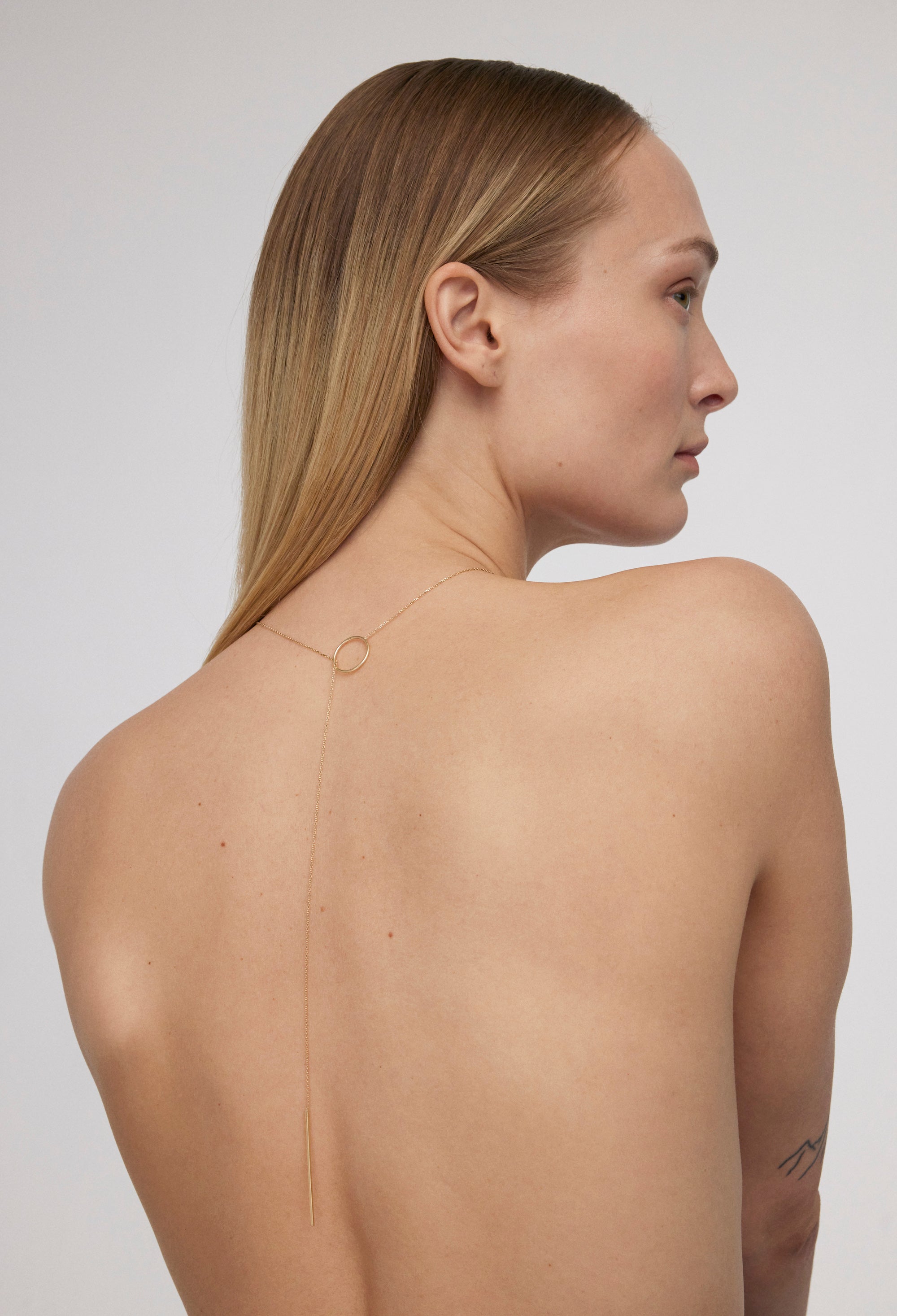 Yellow Gold Necklace "Form"