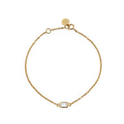 Gold Plated Silver Bracelet with Topaz "Daydream"