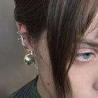 Silver Earrings "Snails"