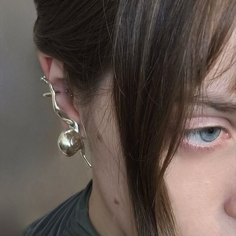 Silver Earrings "Snails"