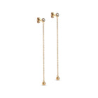 Gold Plated Silver Earrings "Balloon"
