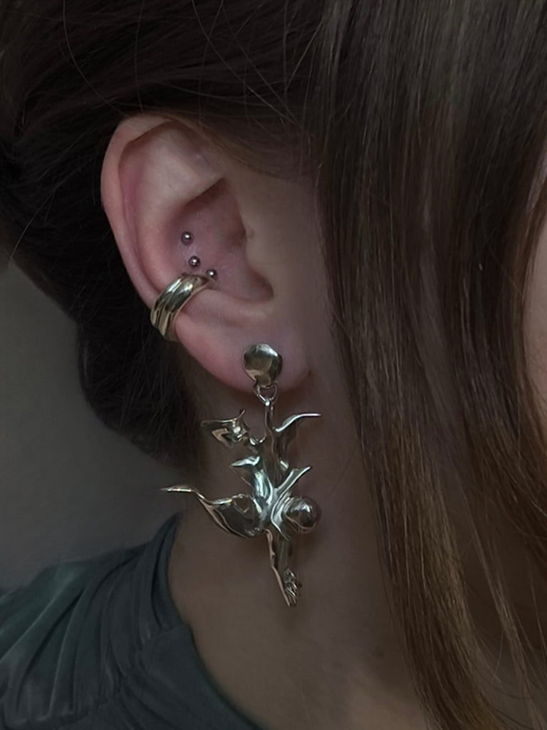 Silver Earrings "Forest Crea"