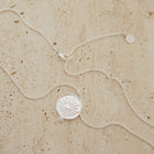 Silver Necklace with Topaz "Daydream"