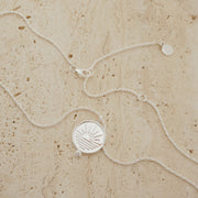 Silver Necklace with Topaz "Daydream"