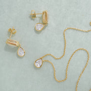 Gold Plated Silver Necklace "Seraphina"