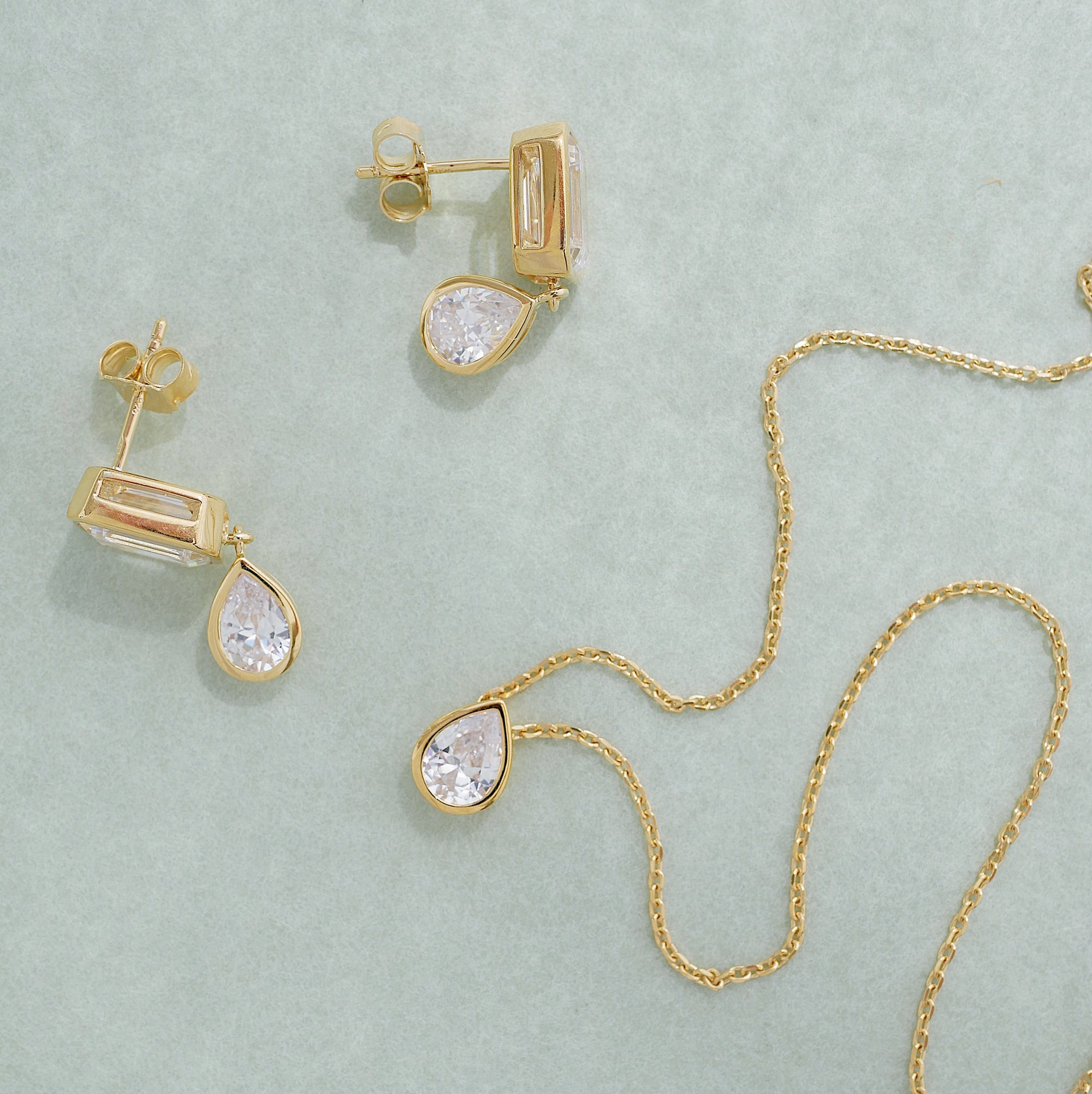 Gold Plated Silver Necklace "Seraphina"