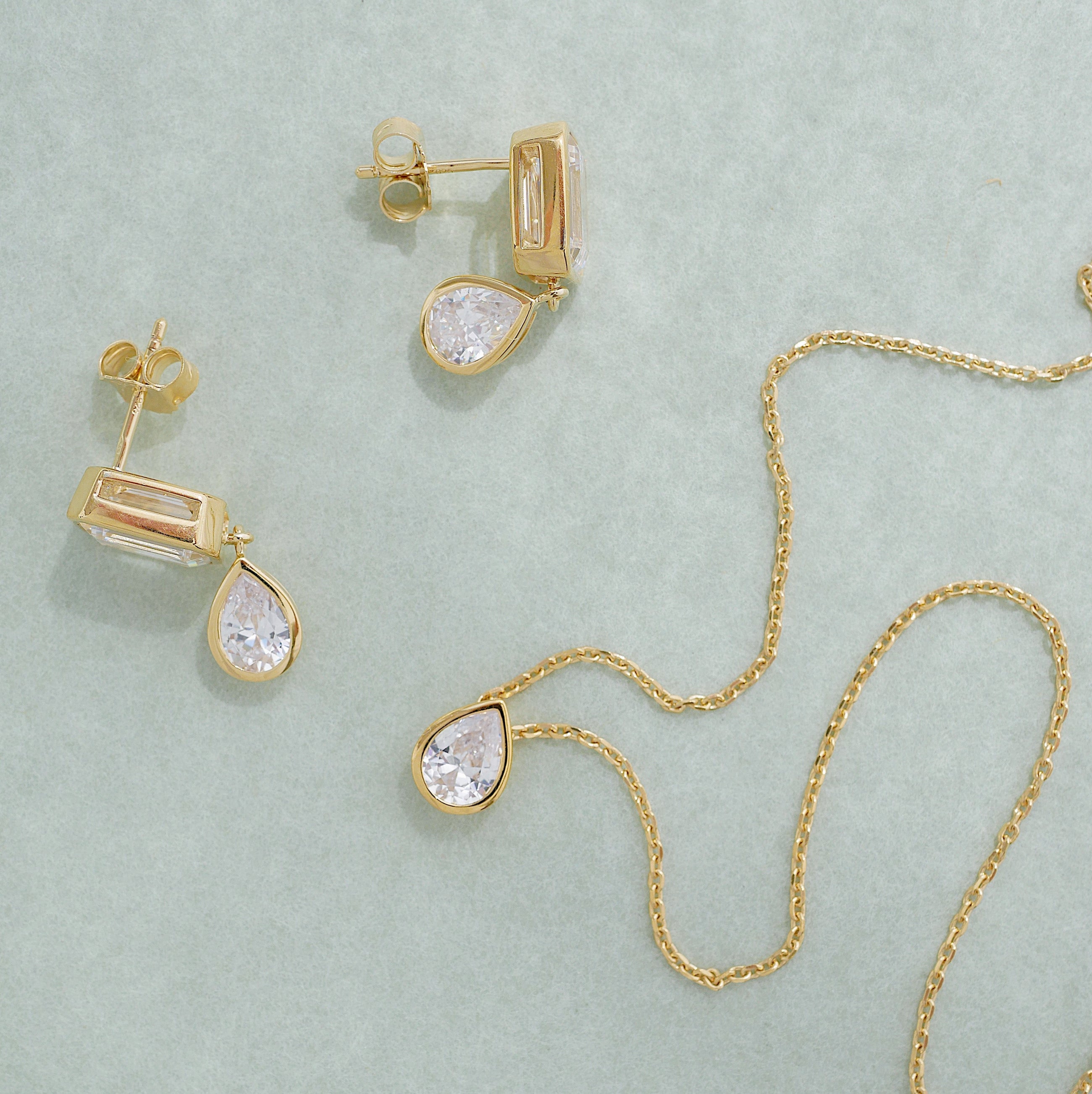Gold Plated Silver Necklace "Seraphina"