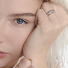 White Gold Ring "Mama"